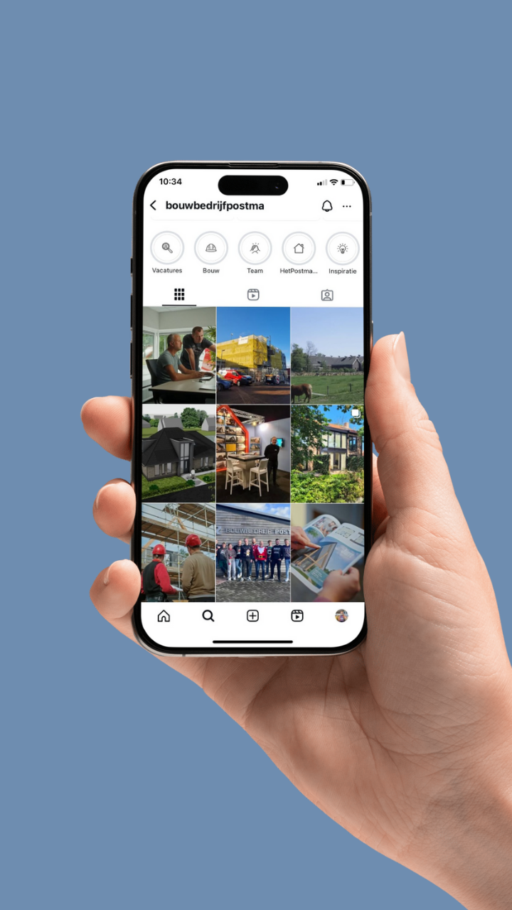 Bouwbedrijf Postma| Social Media Management | Social Media Management | BO. Be Original